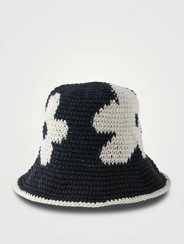 Flower Crochet Bucket Hat