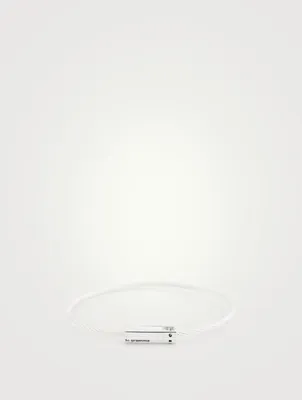 7g Polished Sterling Silver Octagon Cable Bracelet