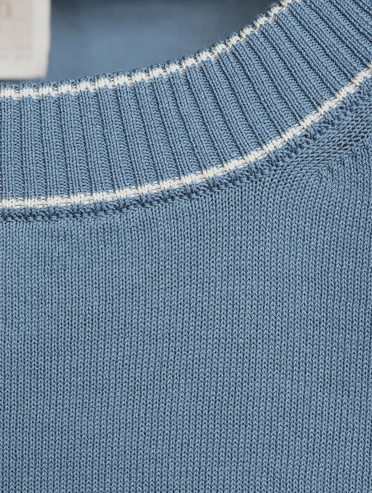 Cotton Crewneck Sweater