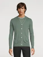 Cotton V-Neck Cardigan