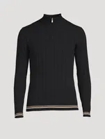 Cotton Half-Zip Sweater