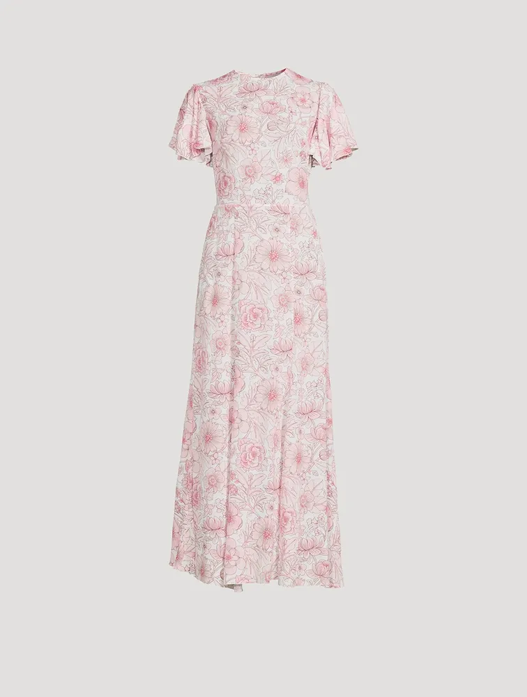 The Light Sleeper Dress Maxi Floral Print