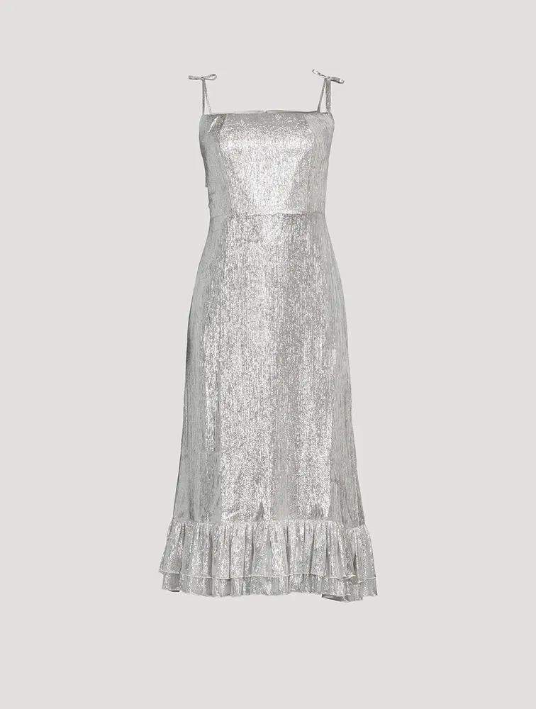 The Midnight Garden Lamé Gown