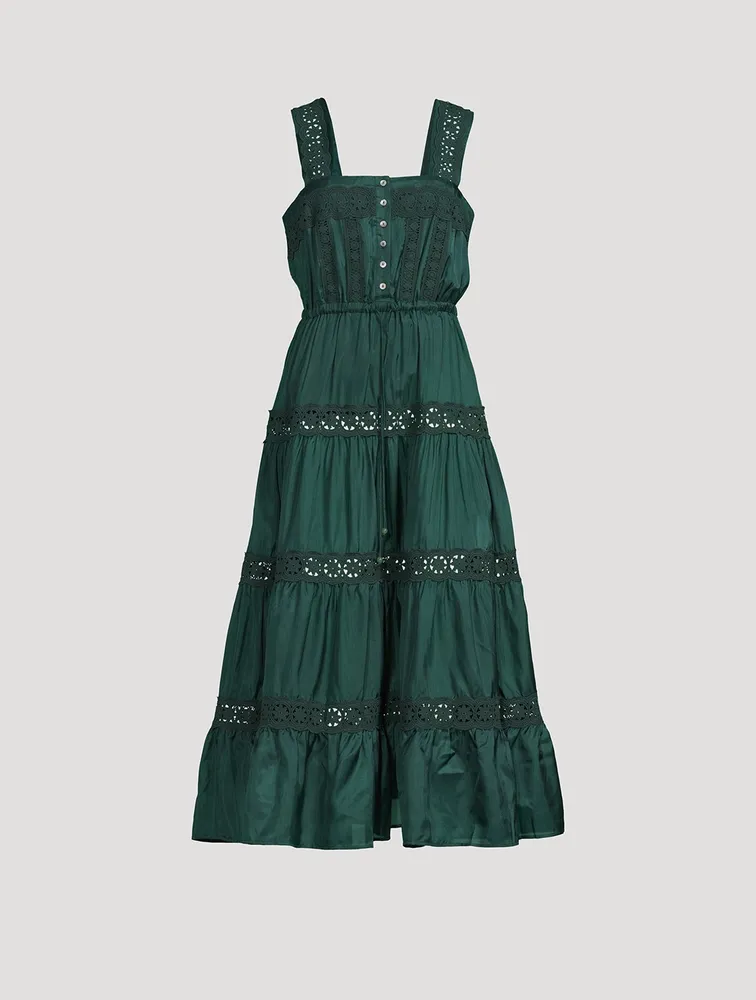 Xylo Silk Midi Dress