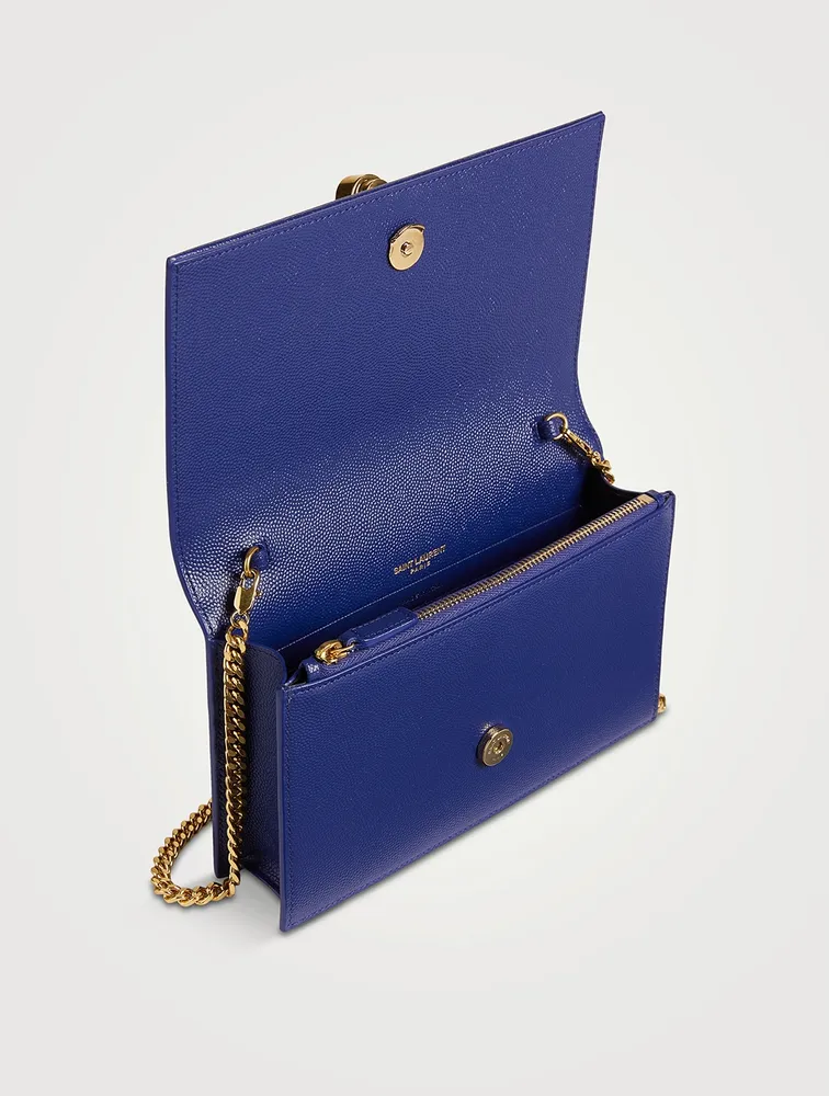 Kate YSL Monogram Leather Chain Wallet