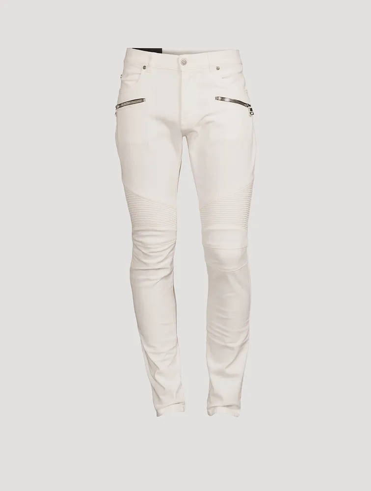 Ribbed Slim-Fit Jeans