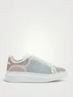 Oversized Perforated Leather Sneakers