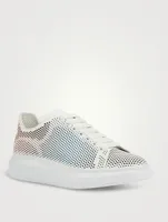 Oversized Perforated Leather Sneakers