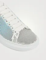 Oversized Perforated Leather Sneakers