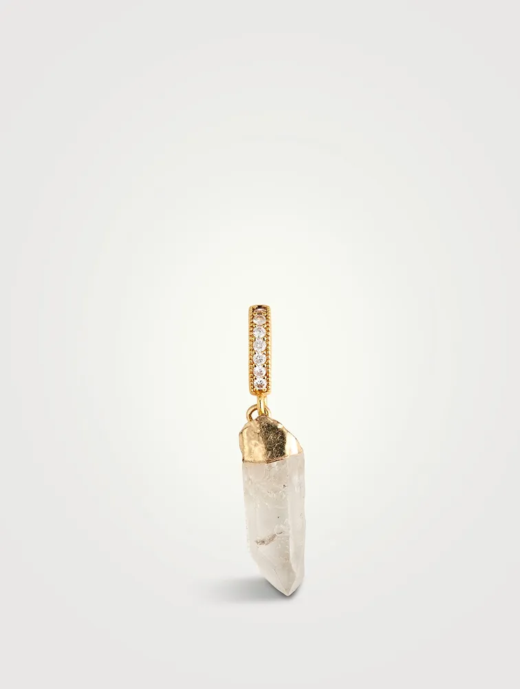 Rock Pavé Crystal Pendant