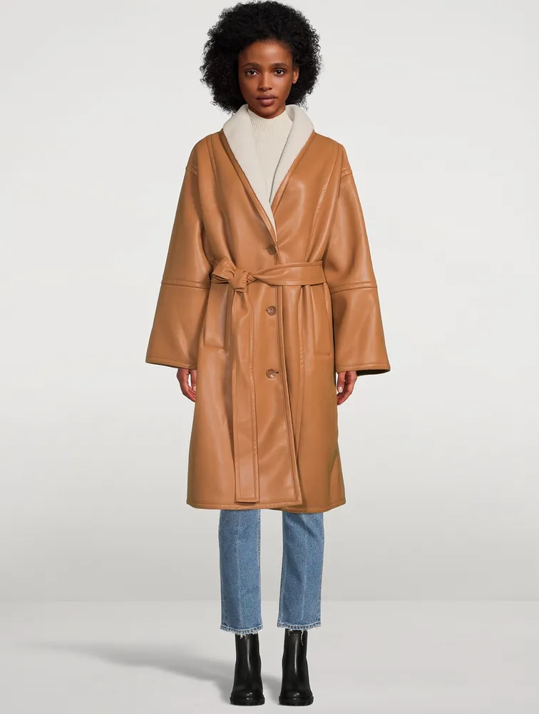 Dolores Faux Shearling Oversized Coat