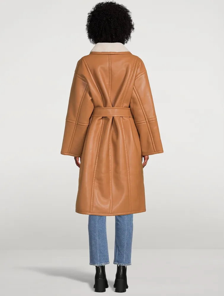 Dolores Faux Shearling Oversized Coat