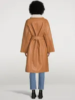 Dolores Faux Shearling Oversized Coat