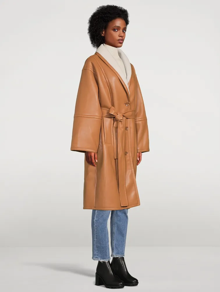 Dolores Faux Shearling Oversized Coat