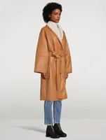 Dolores Faux Shearling Oversized Coat
