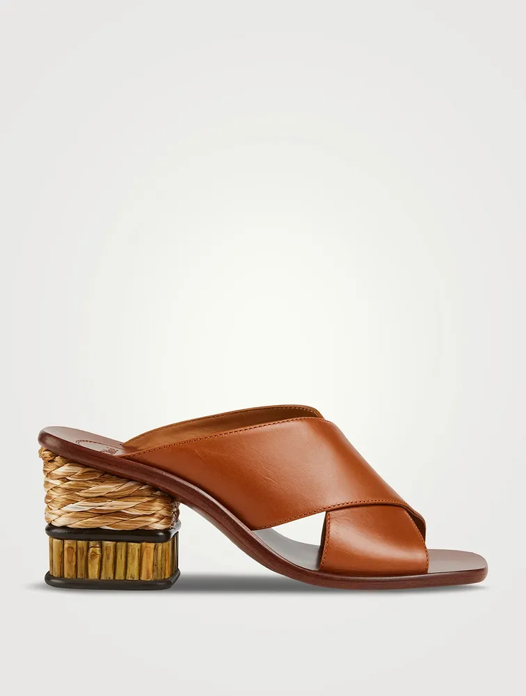 Laia Leather Mules
