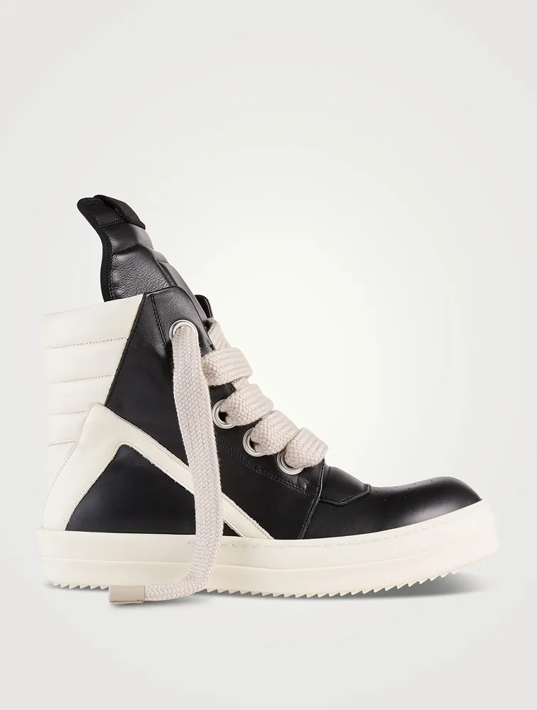 Fogachine Geobasket Leather High-Top Sneakers