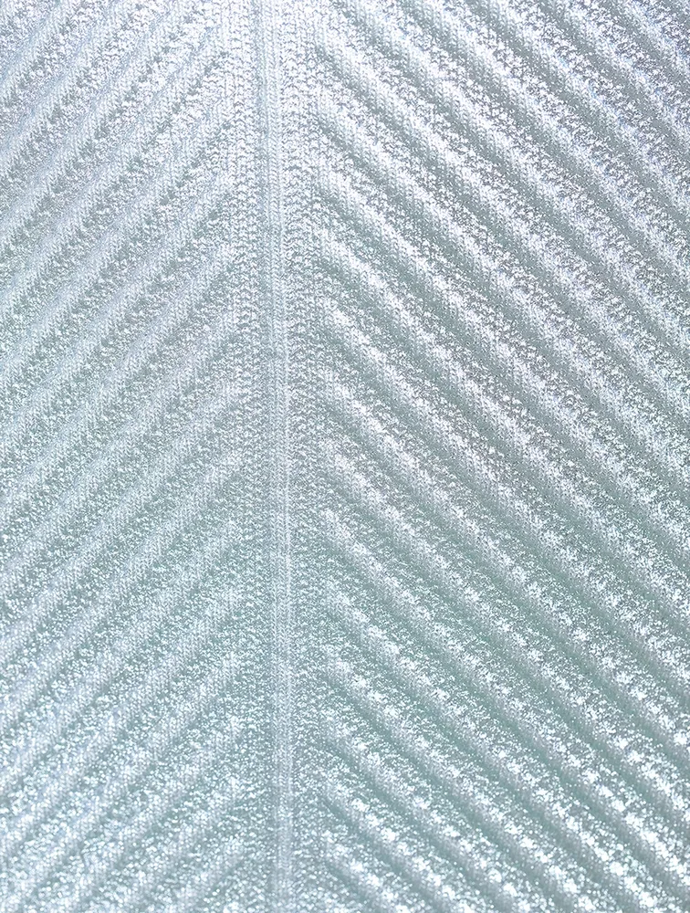 Foil Ottoman Mini Skirt