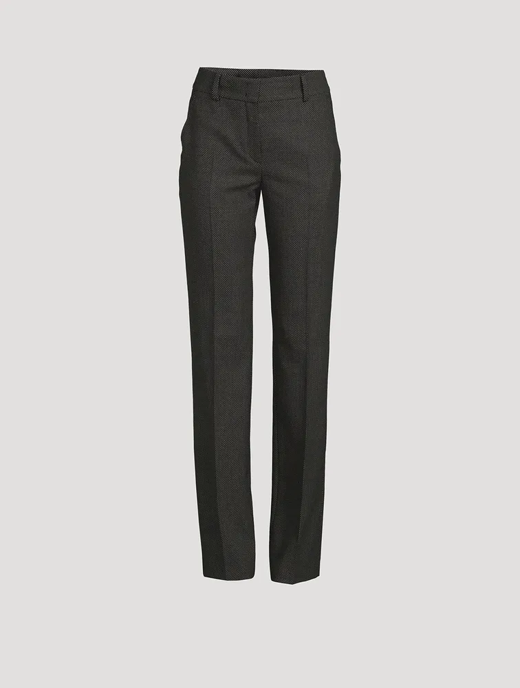Mikko Straight-Leg Boyfriend Trousers