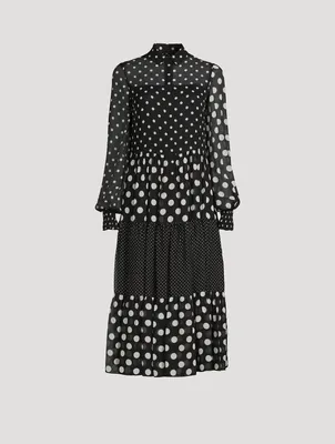 Shirt Dress Polka Dot Print