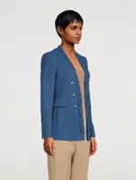 Whipstitch Tweed Blazer