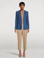 Whipstitch Tweed Blazer