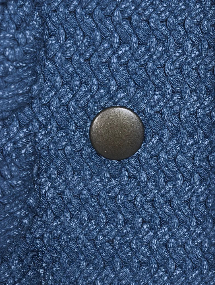 Whipstitch Tweed Blazer