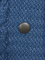 Whipstitch Tweed Blazer