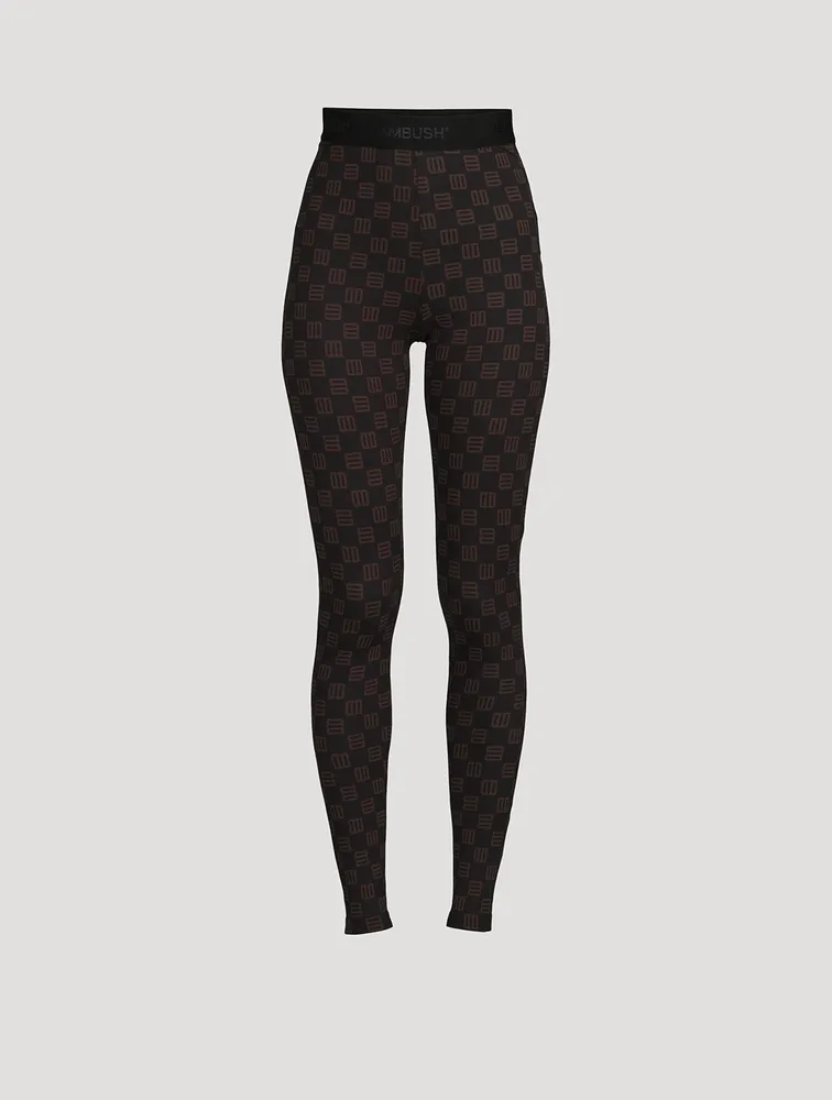 Leggings Monogram Print
