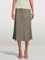 Midi Slip Skirt