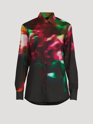 Clavelly Printed Cotton Shirt