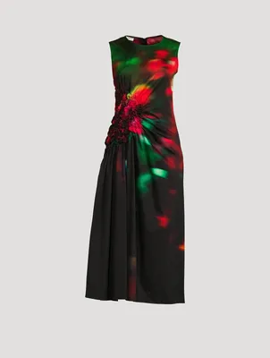 Docke Printed Smocked Dress