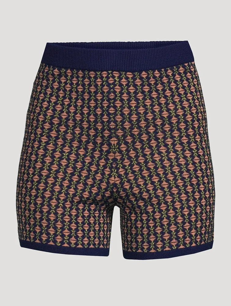 Jaxie Jacquard Knit Shorts