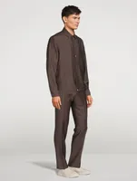 Wool And Mohair Shirt Jacket