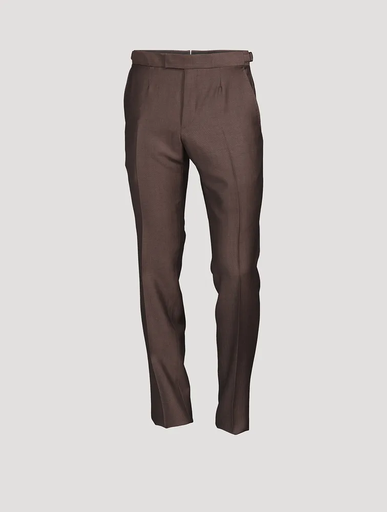 Wool And Mohair Pants