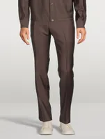 Wool And Mohair Pants
