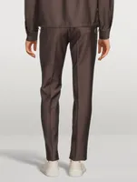 Wool And Mohair Pants