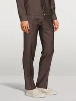 Wool And Mohair Pants