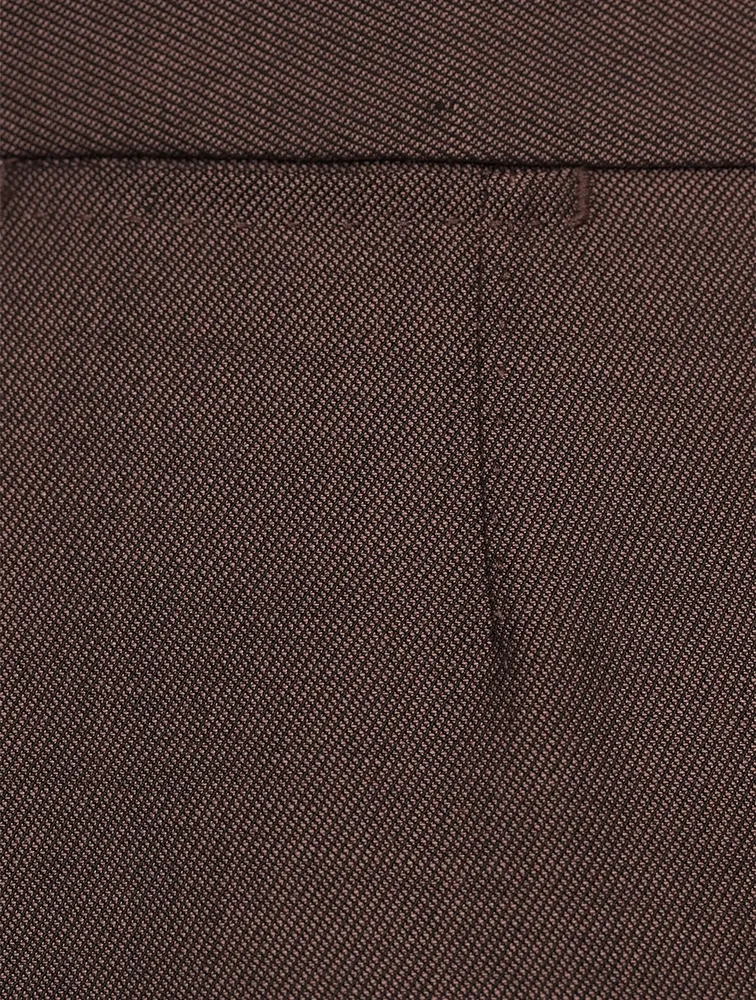 Wool And Mohair Pants