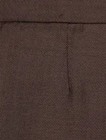 Wool And Mohair Pants