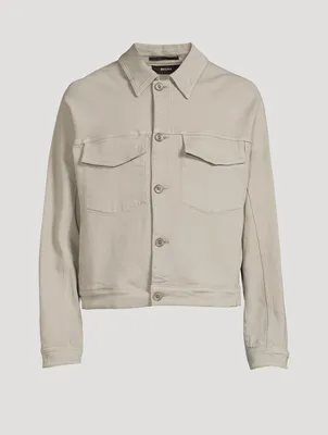 Cotton Stretch Denim Jacket