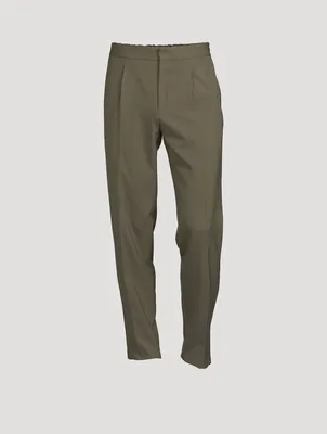 Wool-Blend Tech Pants