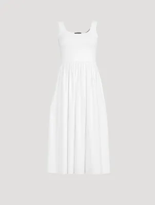 Stretch Knit Midi Dress