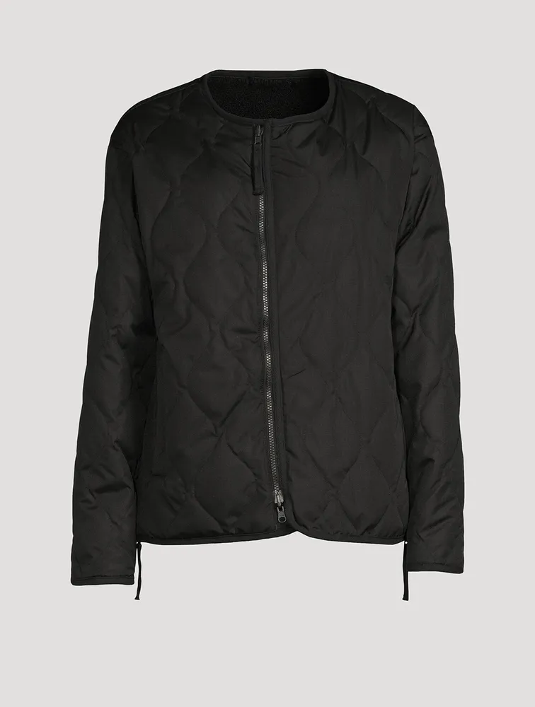 Reversible Down And Faux Shearling Jacket