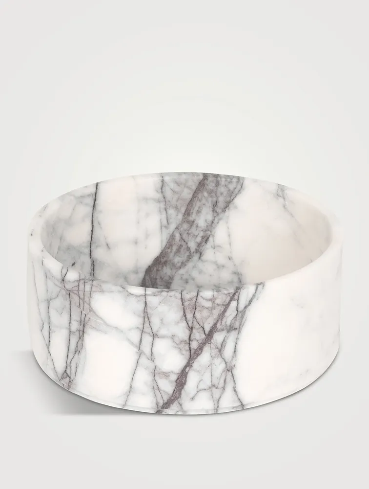 White Marble Fruit Bowl