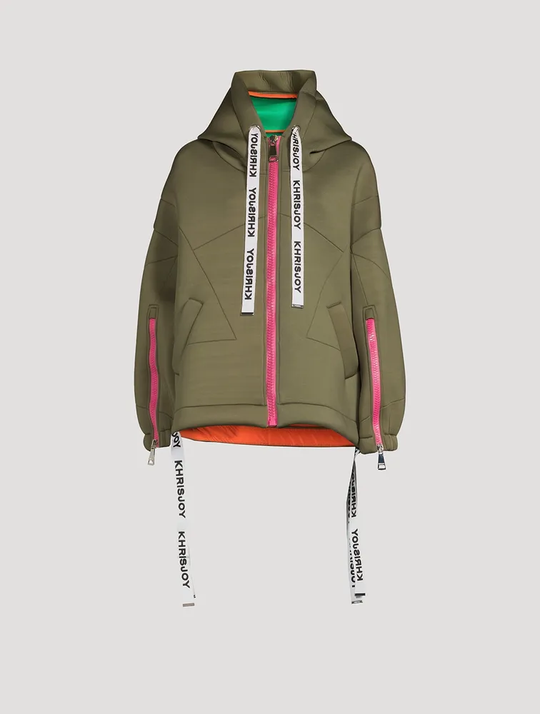 Neoprene Jacket With Hood
