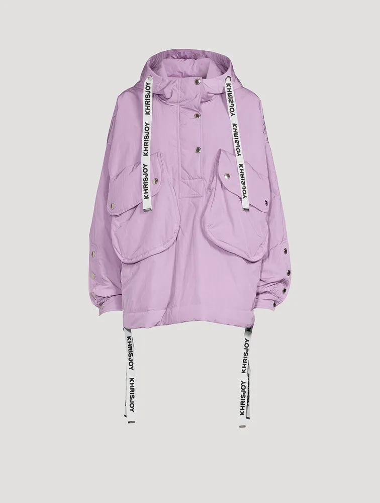Puffer Anorak With Hood