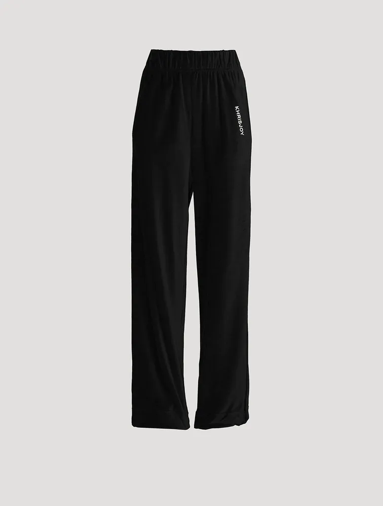 Velour Track Pants
