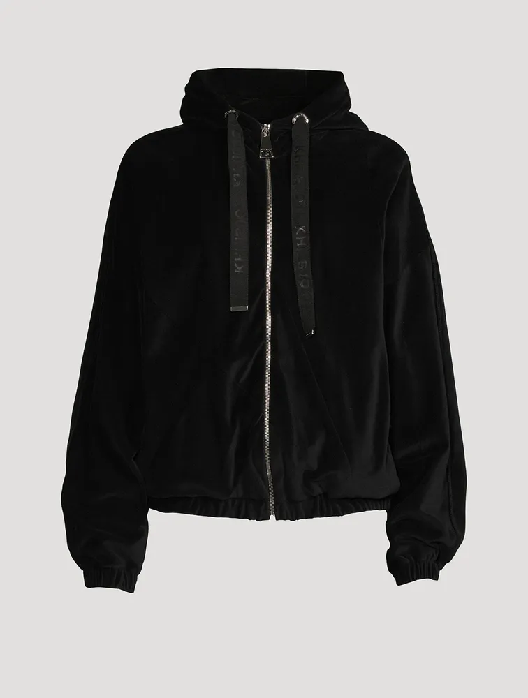 Velour Track Jacket