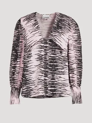 Organic Cotton Shirt Animal Print